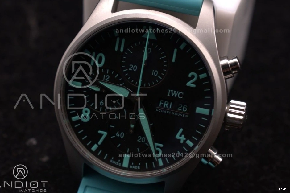IW388106 1:1  IWC FORMULA Mercedes-AMG TEAM Factory TW Petronas Best ONE Green Chronograph  2023 0520